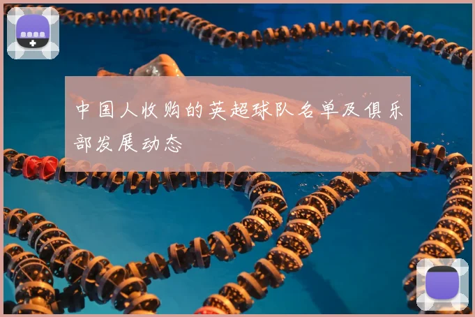 中国人收购的英超球队名单及俱乐部发展动态